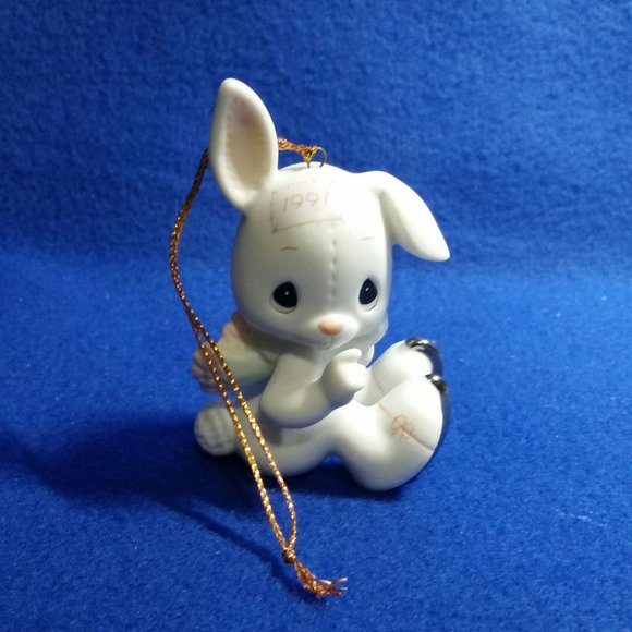 Precious Moments Sno-Bunny Falls For You Like I Do Ornament 520438 Vessel Mark - Picture 1 of 10